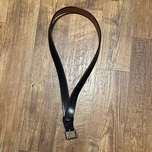 Men's Black Leather Belt